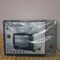 آون توستر مشکی نقره ای کاملا نو نو