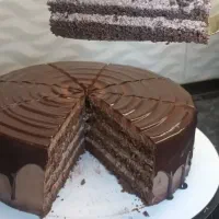 کیک خانگی تولد و کافه