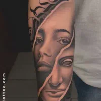 تاتو آقایان در شهرکرد با متریال اصلی قیمت پایین