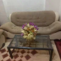 مبلمان راحتی ۵نفره  ۲عددپشتی برجسته جدید|مبلمان خانگی و میز عسلی|نهاوند, |دیوار