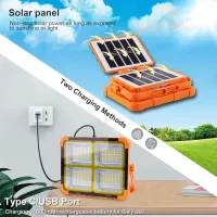 چراغ و پرژکتور شارژی خورشیدی کمپینگ برند eco power|لامپ و چراغ|شیراز, تحویلی|دیوار