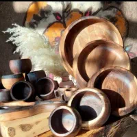 تولیدی ظروف چوبی|ظروف سرو و پذیرایی|کیش, |دیوار