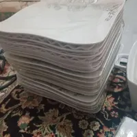 سرویس چینی ۱۸ نفره گل برجسته کامل|ظروف سرو و پذیرایی|مشهد, گرجی علیا|دیوار