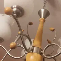 یک جفت لوستر ۵ شاخه|لوستر و چراغ آویز|مشهد, نیروی هوایی|دیوار