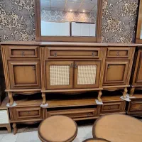 میزتلویزیون وکنسول تمام چوب عالیجناب