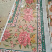 دو سری نقشه فرش پرس شده گل میرزا علی