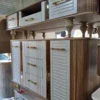 میز تلویزیون کنسول آینه جاکفشی MDF وکیوم|میز تلویزیون|پرند, فاز ۰|دیوار