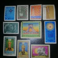 تعدادی تمبر پهلوی