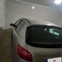 پژو ۲۰۶ مدل ۸۴ رنگ نقره ای|خودرو سواری و وانت|شهرکرد, |دیوار