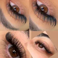 اکستنشن مژه و فیبروز ابرو