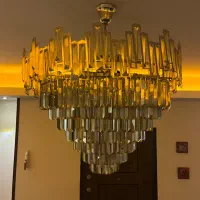 لوستر کریستال دو عدد