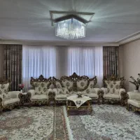 مبلمان استیل با میز عسلی