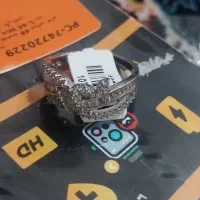 انگشتر نقره زنانه  جواهری مجلسی مدل RlE. 74|جواهرات|قدس, شهر‌قدس|دیوار