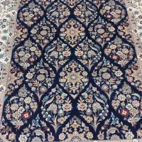 قالیچه نائین ۴متری ۶لا۷۰رج گل ابریشم