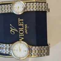 ۲ عدد ساعت ست violet ژاپن اصل