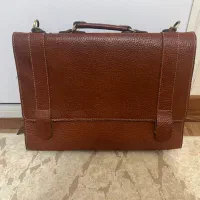کیف چرمی قهوه ای کاملا نو