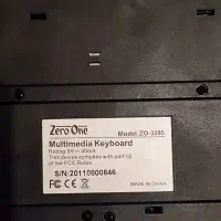 کیبورد با سیم مولتی مدیا زیرو وان|قطعات و لوازم جانبی رایانه|پردیس, فاز ۱۱|دیوار