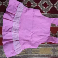 سارفون لی کتان صورتی|کفش و لباس بچه|ساری, |دیوار