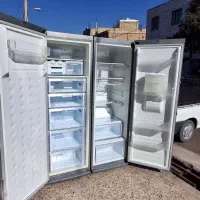 یخچال دوقلو هیوندا نقره ای مشابه نو|یخچال و فریزر|اقبالیه, |دیوار