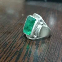 یک عدد انگشتر زمرد دستساز|جواهرات|اهواز, زیتون کارمندی|دیوار