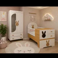 سرویس خواب و سیسمونی تخت هررنگ