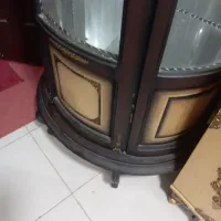بوفه چوب گردو سالم|بوفه، ویترین، کنسول|شاهین‌شهر, شهرک پردیس|دیوار