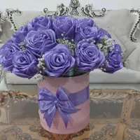 گل ربانی ساتن|گل مصنوعی|نظرآباد, |دیوار