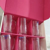 لیوان دسته دار لومینارک تعداد  4 دست