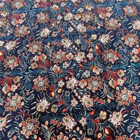 گلیم فرش سرمه ای رنگ