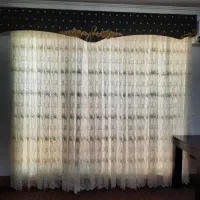 پرده بوفه آینه کنسول