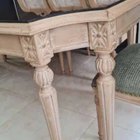 میز ناهارخوری ۸نفره خاص/مناسب جهیزیه و دکور لوکس|میز و صندلی غذاخوری|کرج, کارخانه قند|دیوار