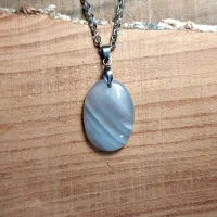 گردنبند سنگی عقیق سلیمانی