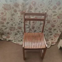 صندلی قدیمی تمام چوب