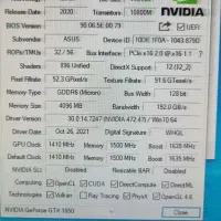 گرافیک ۴ گیگ GTX1650|قطعات و لوازم جانبی رایانه|تبریز, |دیوار