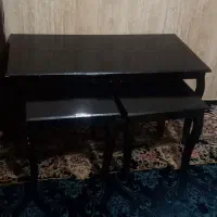 میزجلومبلی چوبی