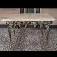 میزبرنزی۴عدد و۳عددسنگ مرمر