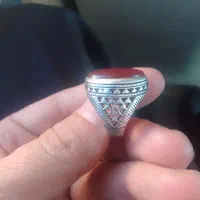 انگشتر عقیق یمنی وبارکاب مصری|جواهرات|تبریز, |دیوار