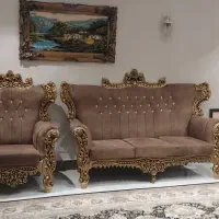 مبلمان ۸نفره سلطنتی نو|مبلمان خانگی و میز عسلی|تنکابن, |دیوار