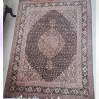 قالی دست باف در حد نو طرح ماهی