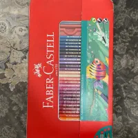 مداد رنگی فابرکاستل ۶۰رنگ جعبه فلزی