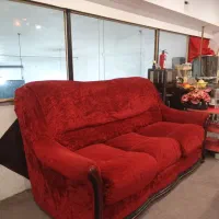 مبل هفت نفره چوب و پارچه درجه 1