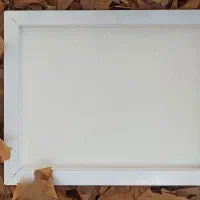 قاب سفید mdf