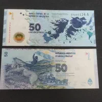 اسکناس یادبودی 50 پزو آرژانتین/اسکناس کلکسیونی