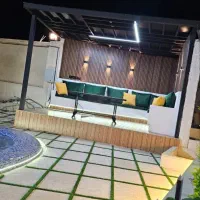 اجاره کلبه سوییسی استخررو بازباربیکیو فوتبال دستی|اجارهٔ کوتاه‌مدت ویلا و باغ|فومن, |دیوار