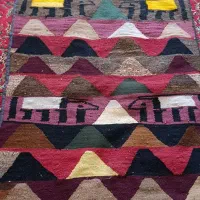 گلیم  دست بافت|گلیم، جاجیم، گبه|بروجرد, |دیوار