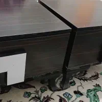 تخت خواب دو نفره دست دوم تشک نو|تخت و سرویس خواب|بیجار, |دیوار