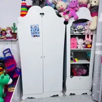 تختخواب و میز آرایش و کمد عروسک و کمد لباس|تخت و سرویس خواب|دابودشت, |دیوار