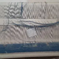 تابلو فرش اسب.با نخ نقشه سرخ پوست