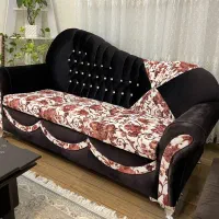 کاناپه ۳ نفره کاملا سالم بدون فرو رفتگی شکستگی|مبلمان خانگی و میز عسلی|فومن, |دیوار