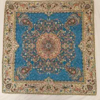 رومیزی ترمه یزد طرح افشار - شب یلدا و سفره هفت سین|پرده، رانر، رومیزی|تهران, منیریه|دیوار